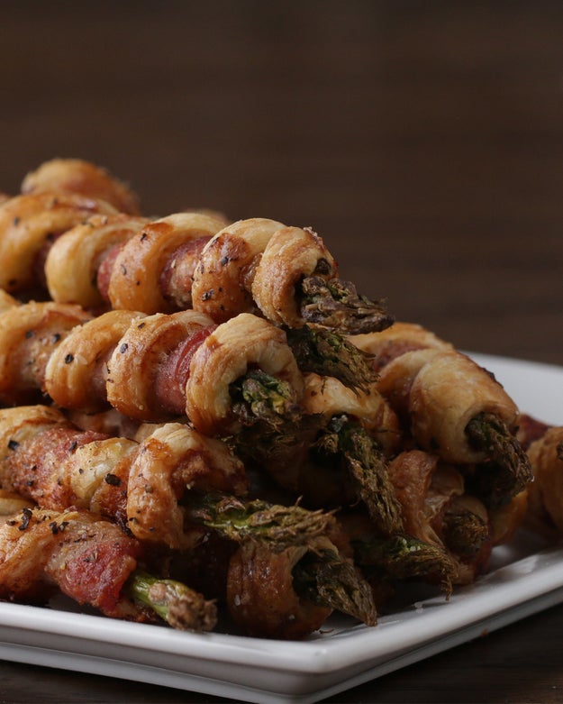 Bacon Asparagus Pastry Twists