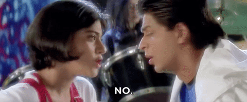 Image result for bollywood gif no