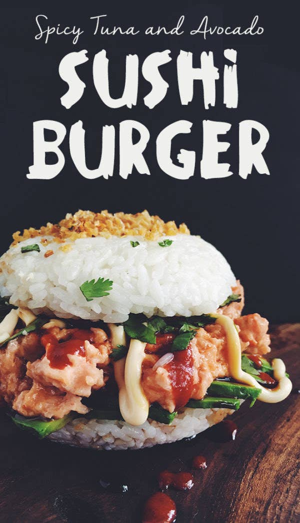 Teriyaki Steak Sushi Burger - The Flavor Bender