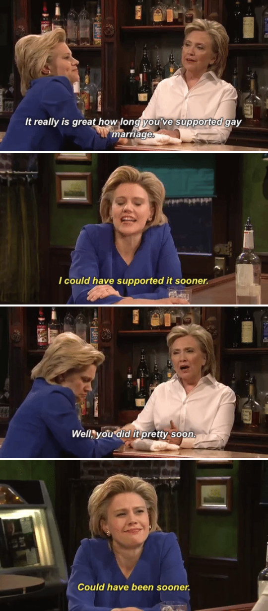 When actual Hillary Clinton made her cameo.