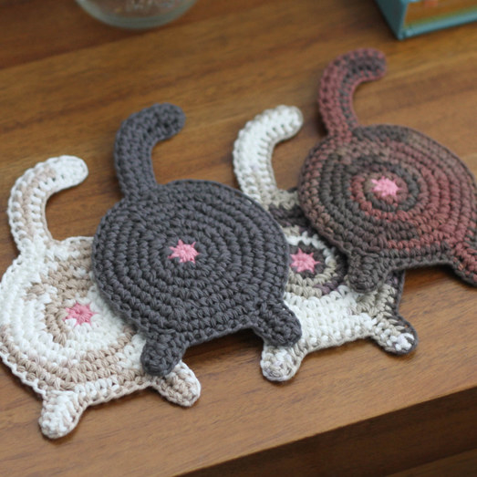 Cat butt coasters that you'll actually want to use.