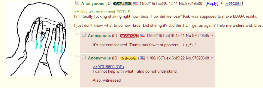 People On 4chan Appear To Be Having A Complete Meltdown Over The