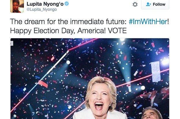 29 Of The Best Celebrity Tweets About Election Day
