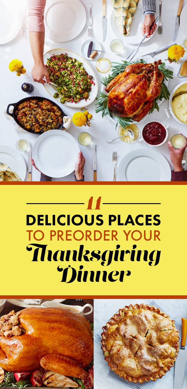 11 Delicious Places That Will Basically Make Thanksgiving Dinner For You