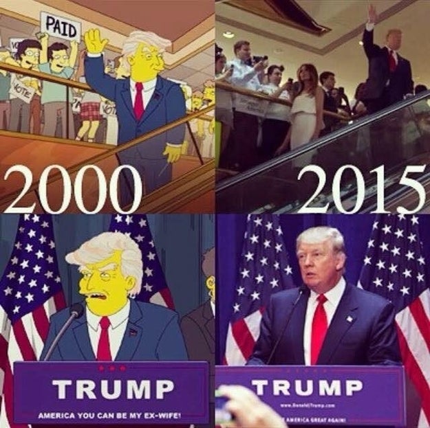 People Think "The Simpsons" Predicted Trump's Win But It's Not True