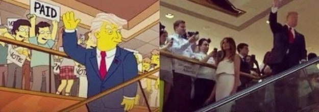 People Think The Simpsons Predicted Trump S Win But It S Not True