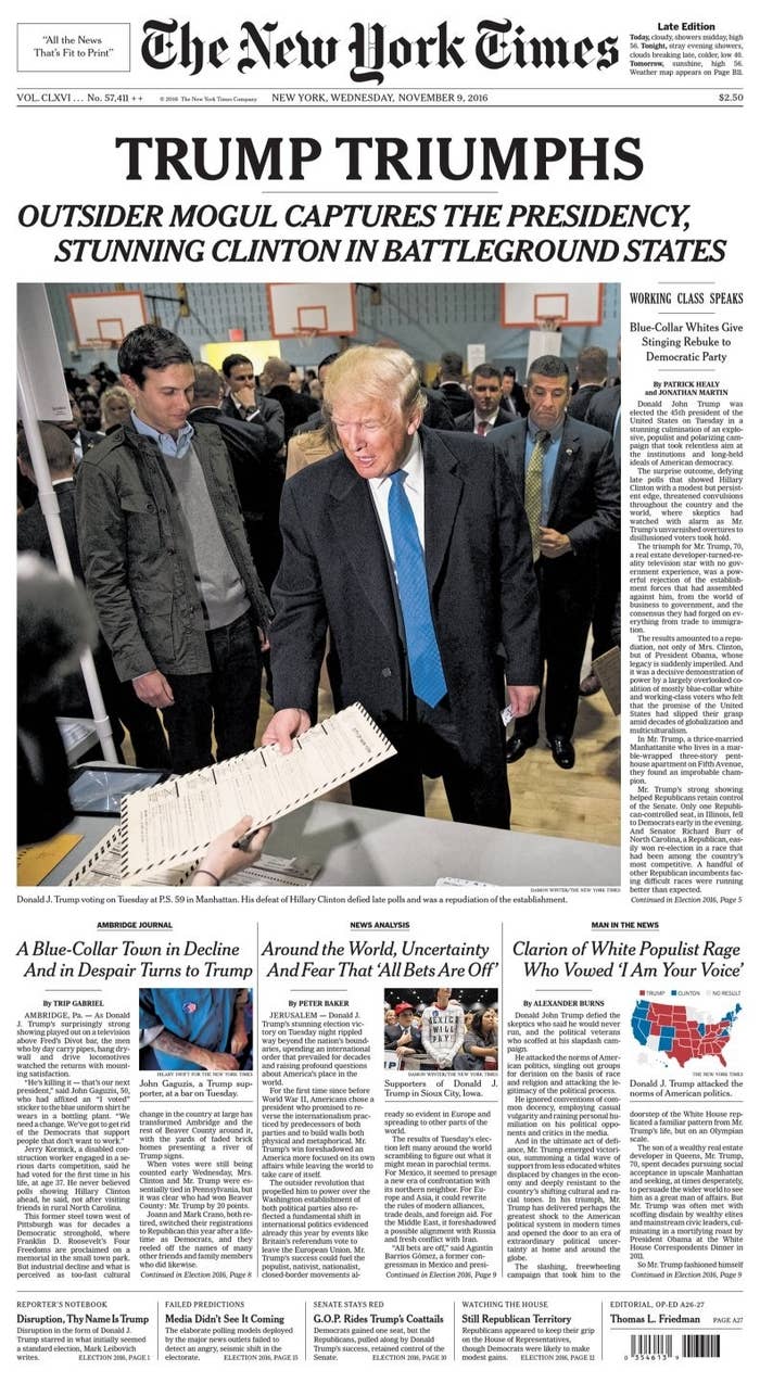 Voici Les Unes Des Journaux Du Monde Entier L issue De L lection voici-les-unes-des-journaux-du-monde-entier-l-issue-de-l-lection