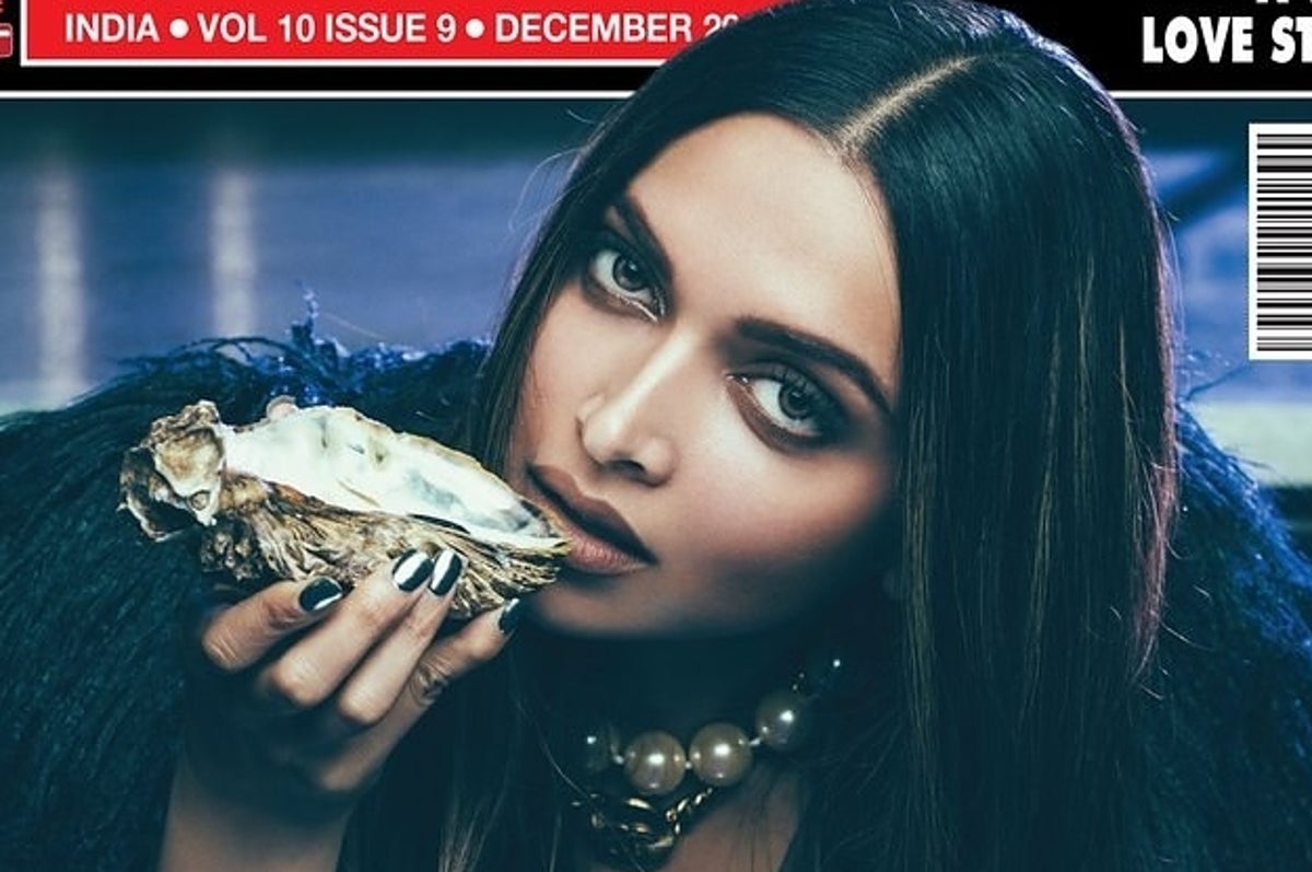 Deepika Padukone Posed With An Oyster On The Super Literal 