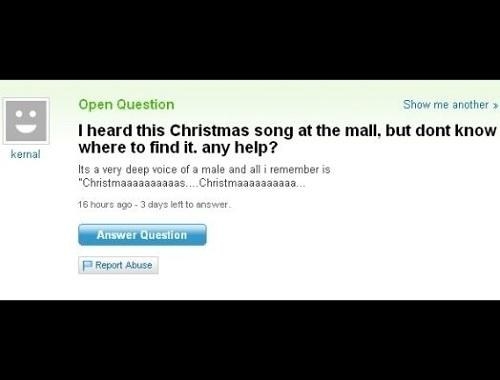 This person who may never find the song they're looking for: