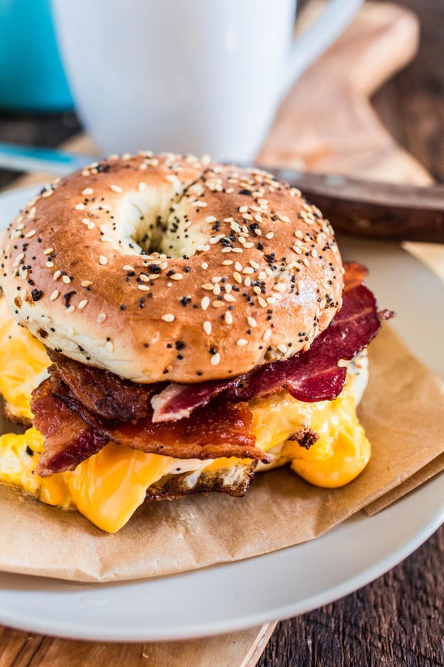 New York-Style Bacon Egg and Cheese Sandwich