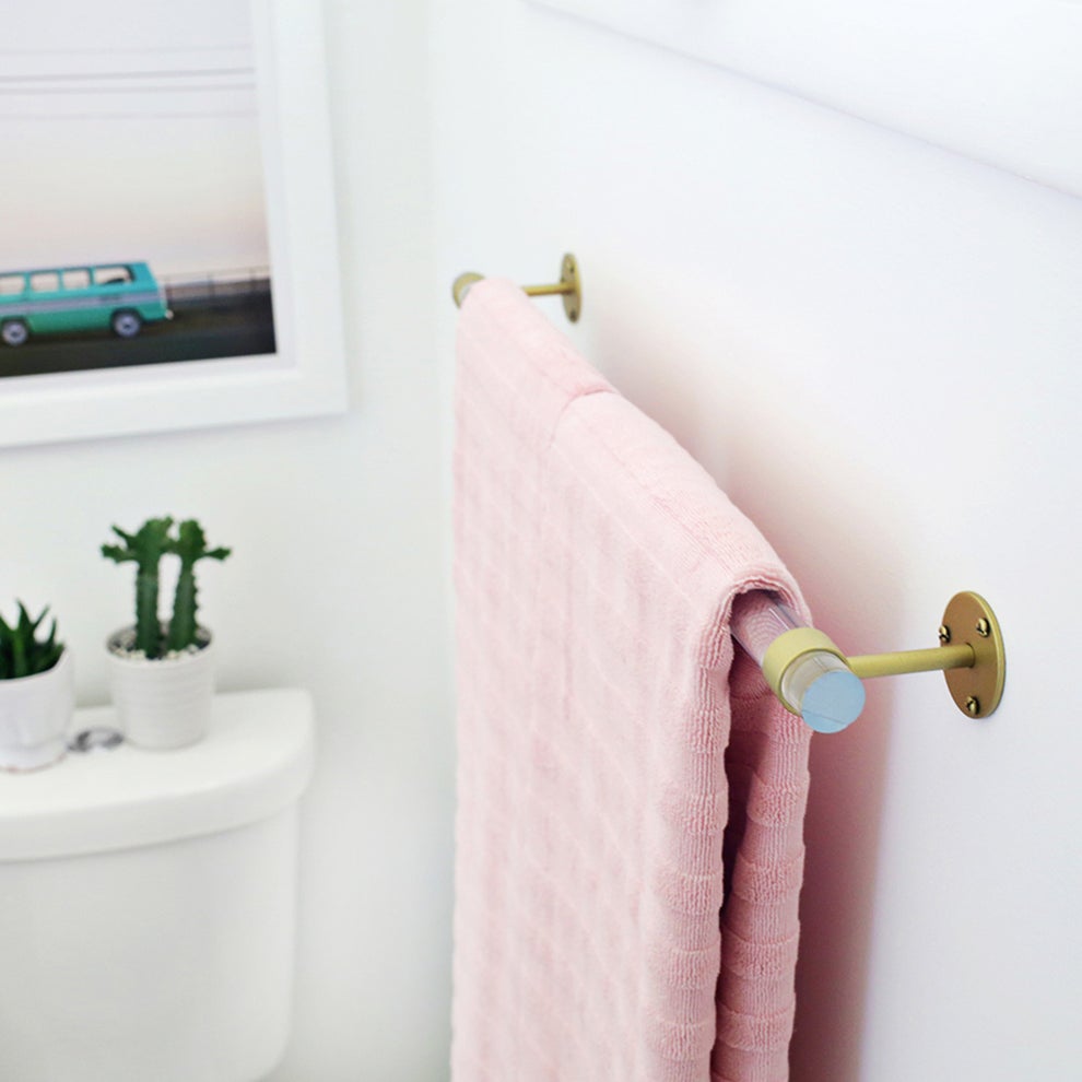 Make Your Own Shibori Kitchen Towels - A Beautiful Mess