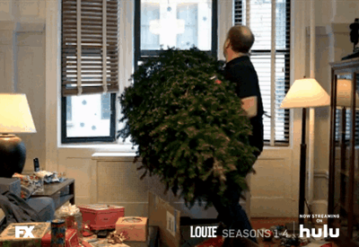 Here's an easy tip to flocking your tree that won't make you crazy/make a giant mess of your living room.