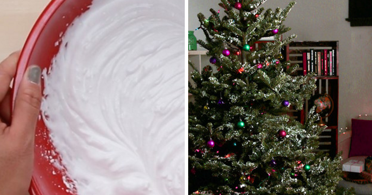 Let It Snow On Your Christmas Tree With This Neat Trick