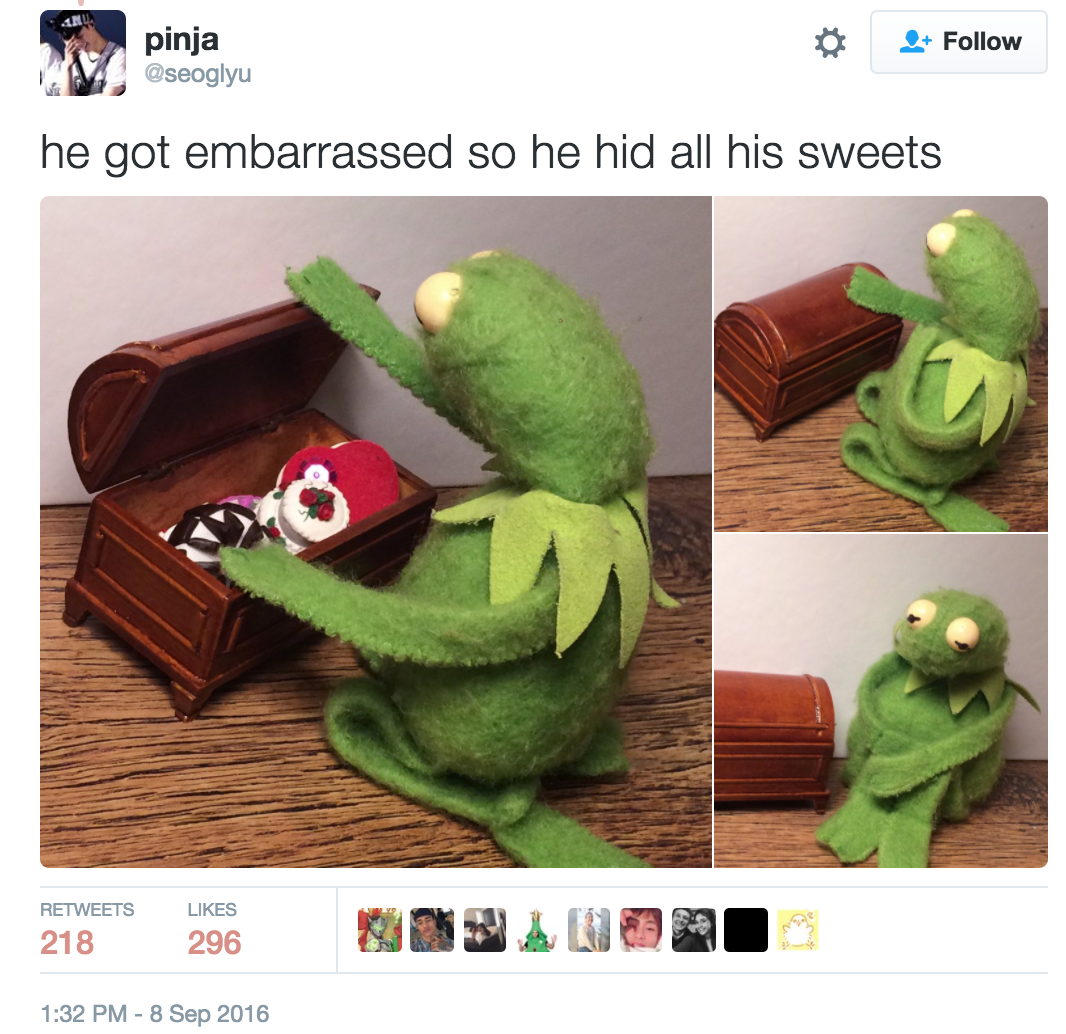 small kermit the frog plush