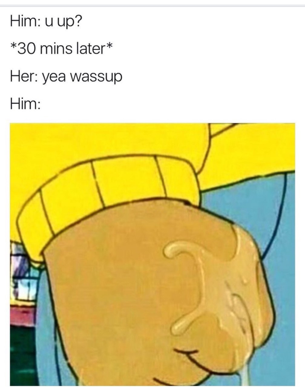 Arthur meme. 