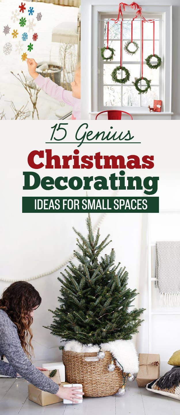 15 Borderline Genius Christmas Decorating Ideas For Your Tiny Space