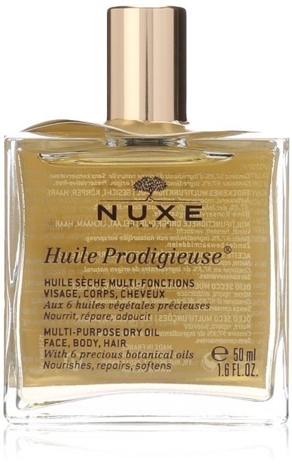 NUXE Huile Prodigieuse Multi-Purpose Dry Oil, to help nourish your face, body, and hair.