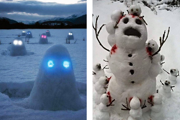 17 Creepy AF Snowmen That'll Ruin Winter For You A Little Bit