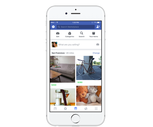 En octubre de este año, Facebook introdujo "Marketplace", una nueva función de la red social que permite subir clasificados a la plataforma.