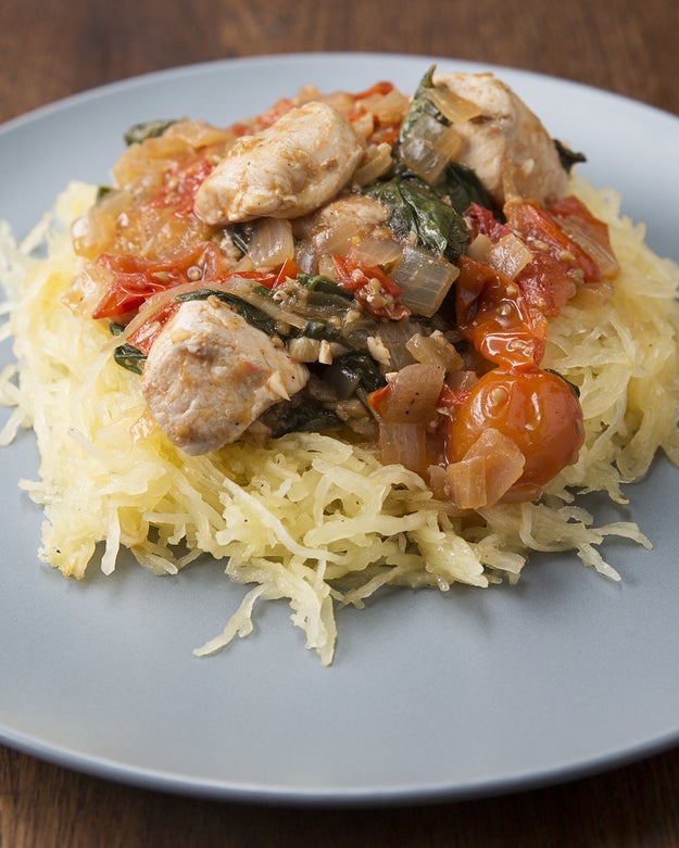 Lemon Chicken And Spaghetti Squash