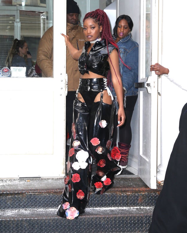 This afternoon Keke Palmer served up a LOOK.