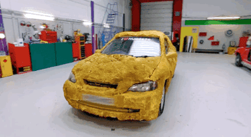 This Woman Turned Her Fiance S Car Into A Giant Chicken Nugget