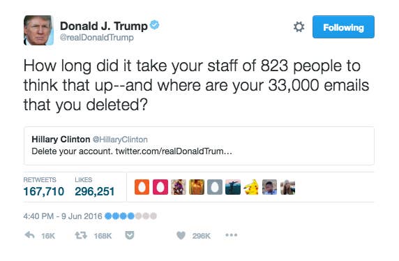 These Are All The Accounts Donald Trump Retweeted During The Campaign