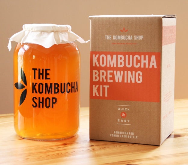 A kombucha brewing kit so they can create their own 'buch at home.