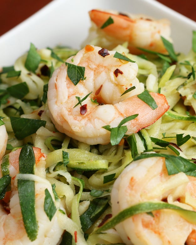 Zucchini Shrimp Scampi