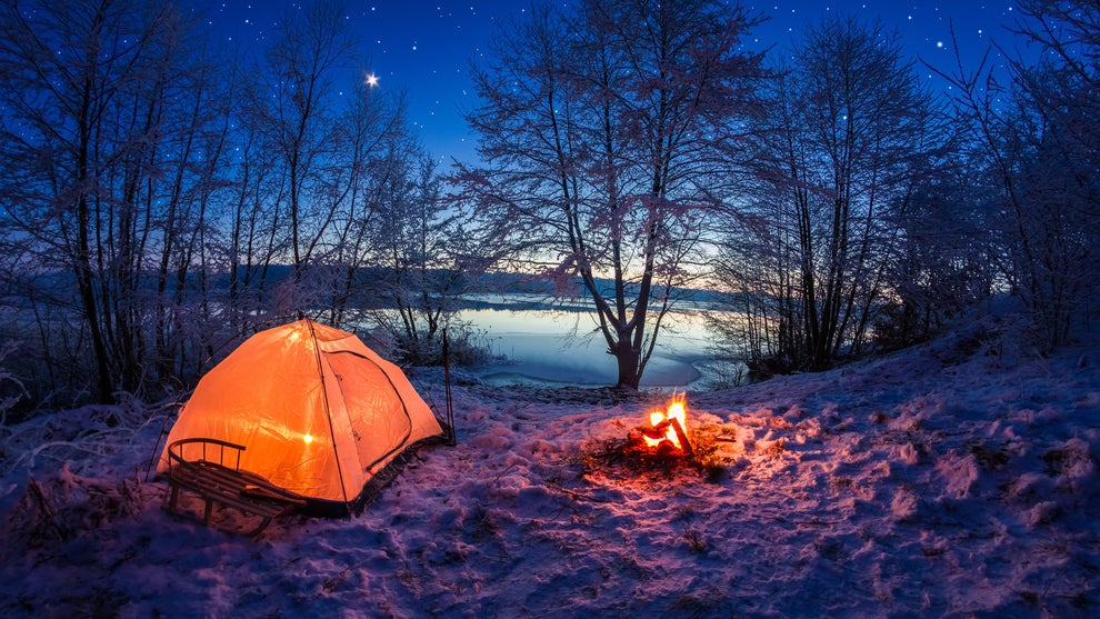 Go winter camping in the gorgeous glacial valleys at Parc national de la Jacques-Cartier.