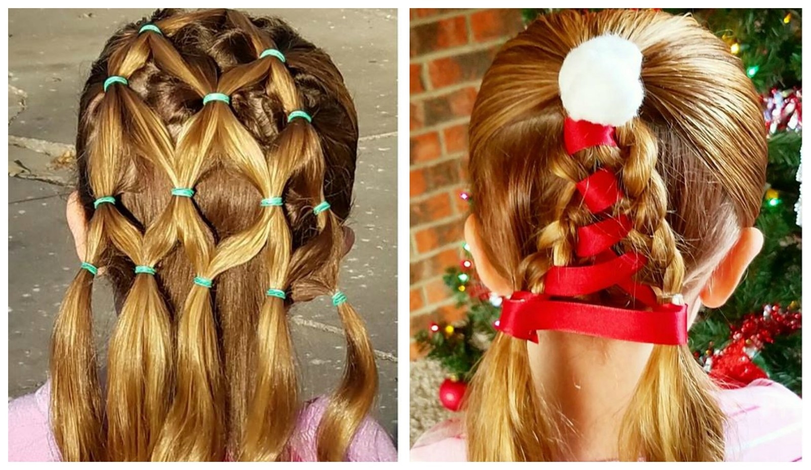 Christmas Hairstyles For Children  K4 Fashion