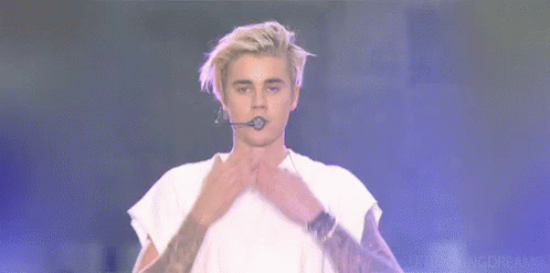 The Beibs' GIF shares went down in the second half of the year after he deleted his Instagram and stopped posting as much on social media.