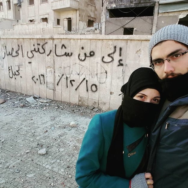 Last week, photographs of a Syrian couple went viral, shortly after the final rebel-held areas of eastern Aleppo were captured by government forces.