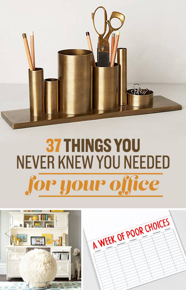 37 Things You Never Knew You Needed For Your Desk  Work office decor, Diy  office decor, Desk accessories office