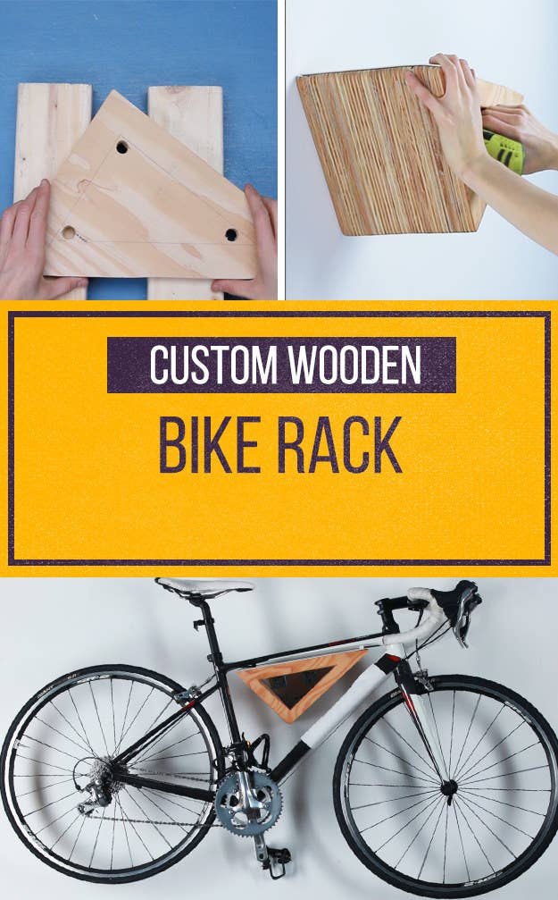 This Diy Wooden Bike Rack Will Look Gorgeous On Your Wall - Bike Rack Diy Wood