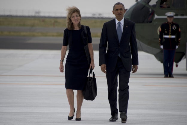 This is Caroline Kennedy, the US ambassador to Japan and daughter of President John F Kennedy, in May this year.