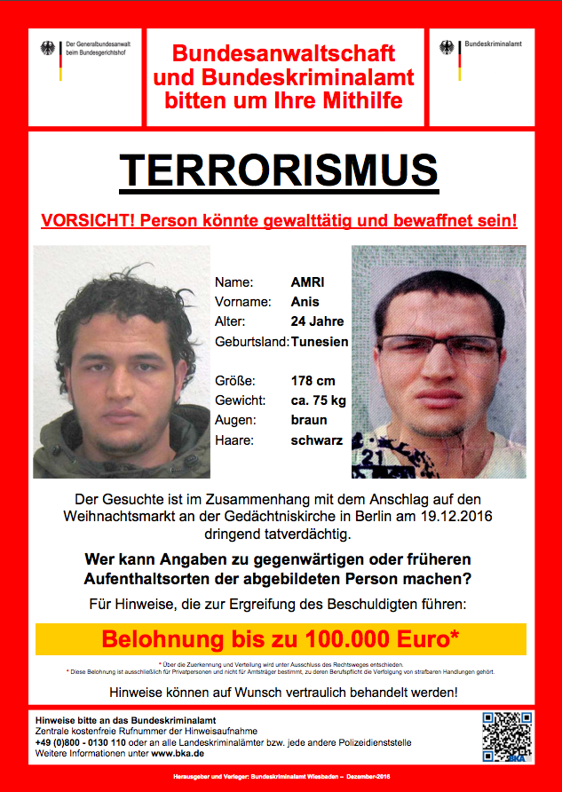 Berlin Christmas Market Attacker Radicalized In Italian Prison ...