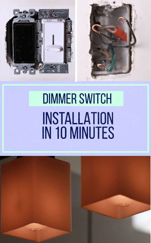 Install A Dimmer Switch In 10 Minutes, How To Make A Lamp Dimmer Switch Replace