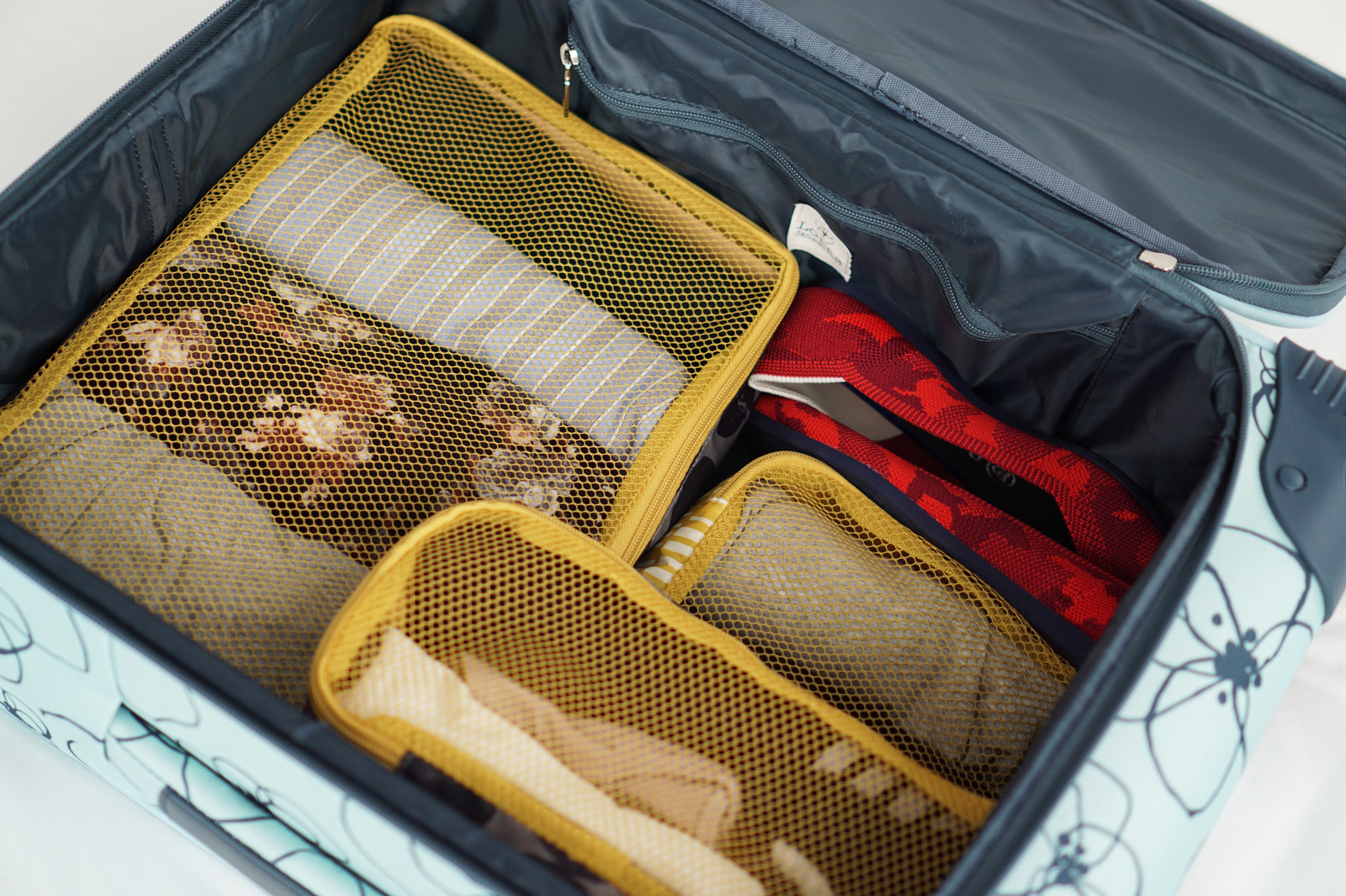 And to take the perfect suitcase to the next level, whether for the road warrior or the air traveler, travel cubes will speed up the packing and leave maximum time for summer vacation enjoyment.