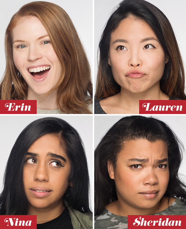 So we (Erin, Lauren, Sheridan, and Nina) tested four lipsticks in different shades of red to see if any of those rules really matter.