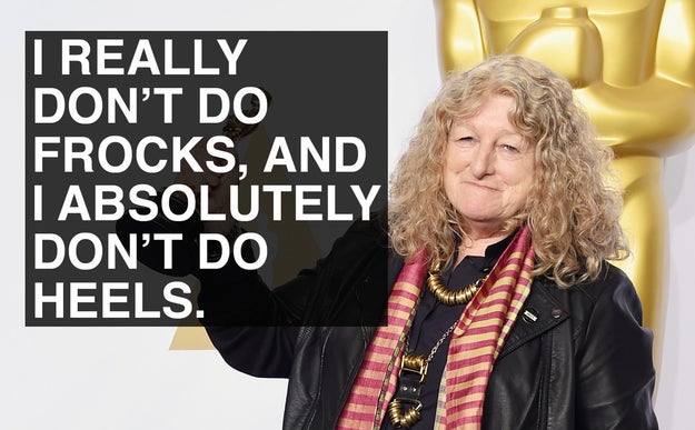 When Jenny Beavan didn't do heels.