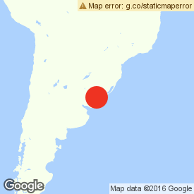 Map of Punta del Este, Uruguay