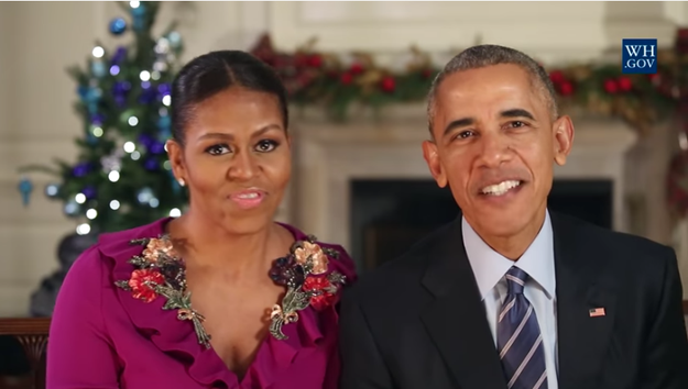 President Obama and the first lady released their final holiday message to the American people on Christmas Eve.