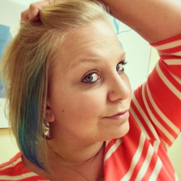 "I use N’Rage Demi-Permanent Hair Color religiously on the one peekaboo piece of blue I have in my hair, and I LOVE it! It’s ready to use, right out of the bottle, and is super easy to apply. I have it in Twisted Teal, and it stays for a good two months—as long as you don’t use a harsh shampoo (I use J.R. Liggett’s shampoo bar). My hairdresser even commented on it, asking what dye I used and where she could get it. Seriously, this shit is beyond great!" —katiea20Get it here for $12.50.