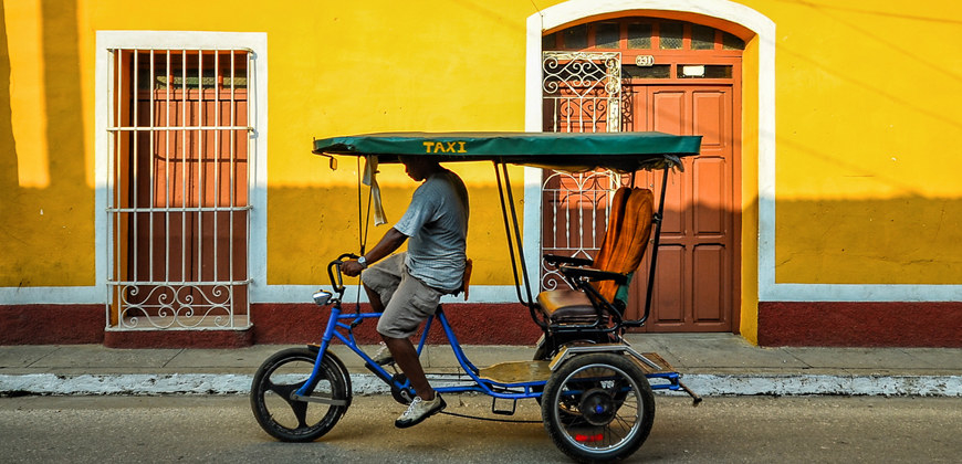 You might go faster if you walk, but it's still pretty cool to enjoy the ride.