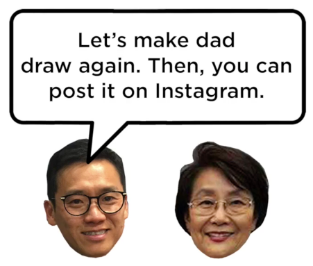 Ji dan ibunya juga terus mendorong kakek Chanjae untuk kembali menggambar. (Foto: buzzfeed.com)