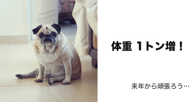 体重1トン増!