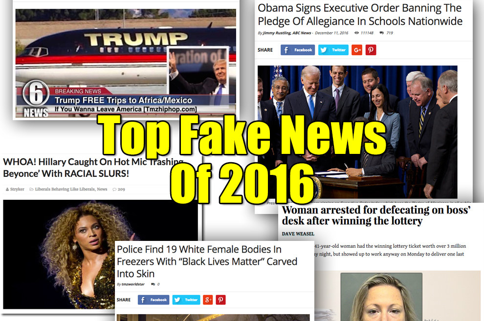 Here Are 50 Of The Biggest Fake News Hits On Facebook From 2016 