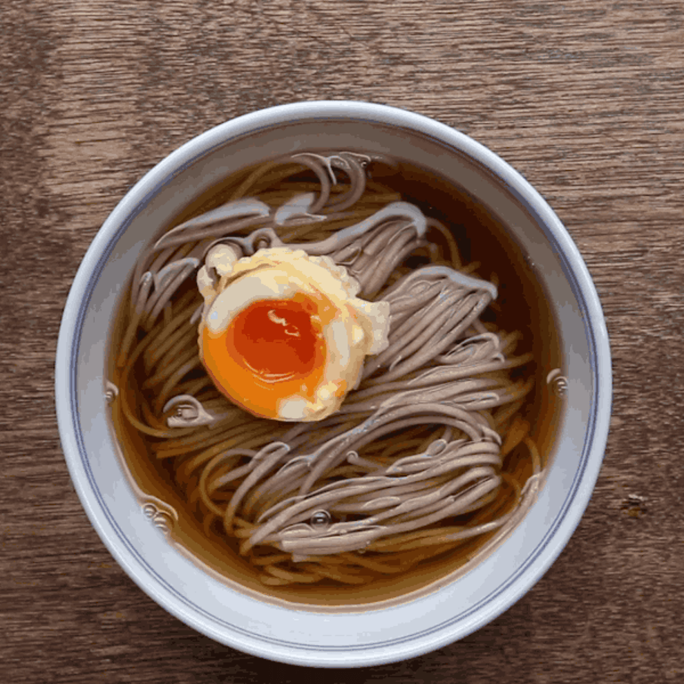 皆さま よいお年を 天ぷら年越しそば