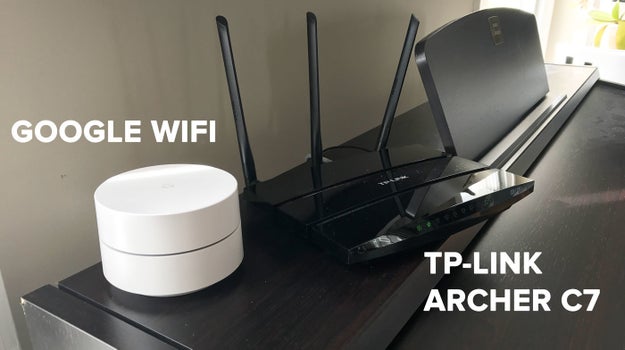 Google Wifi doesn't look like a traditional black router, either.